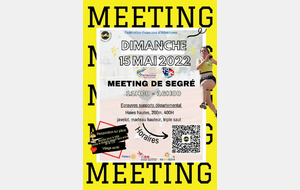 Meeting de Segré - 15 mai
