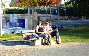 Attente par une belle fin de journée