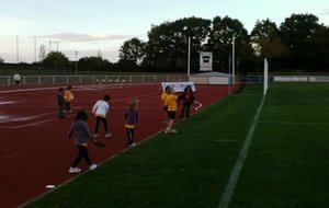 La première séance sur la nouvelle piste