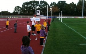 La première séance sur la nouvelle piste