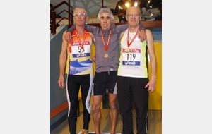 Championnat de France Vétérans Raymond Pointeau sur le podium.