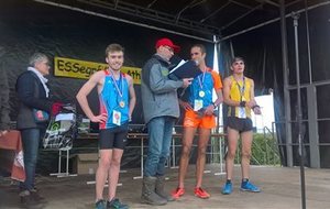 Podium du championnat cross court