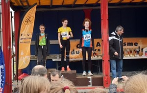Podium Minimes Filles Justine Delahaye