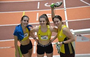 Heptathlon pré France Louane, Juliette et Emilie