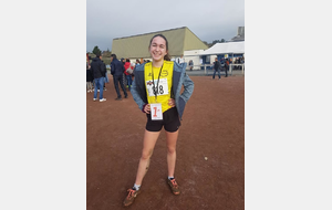 départemental de cross-country Justine championne Minimes
