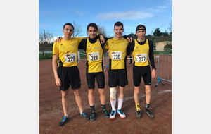 départemental de cross-country l'équipe Juniors