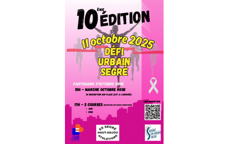 Défi Urbain de Segré d'Octobre Rose